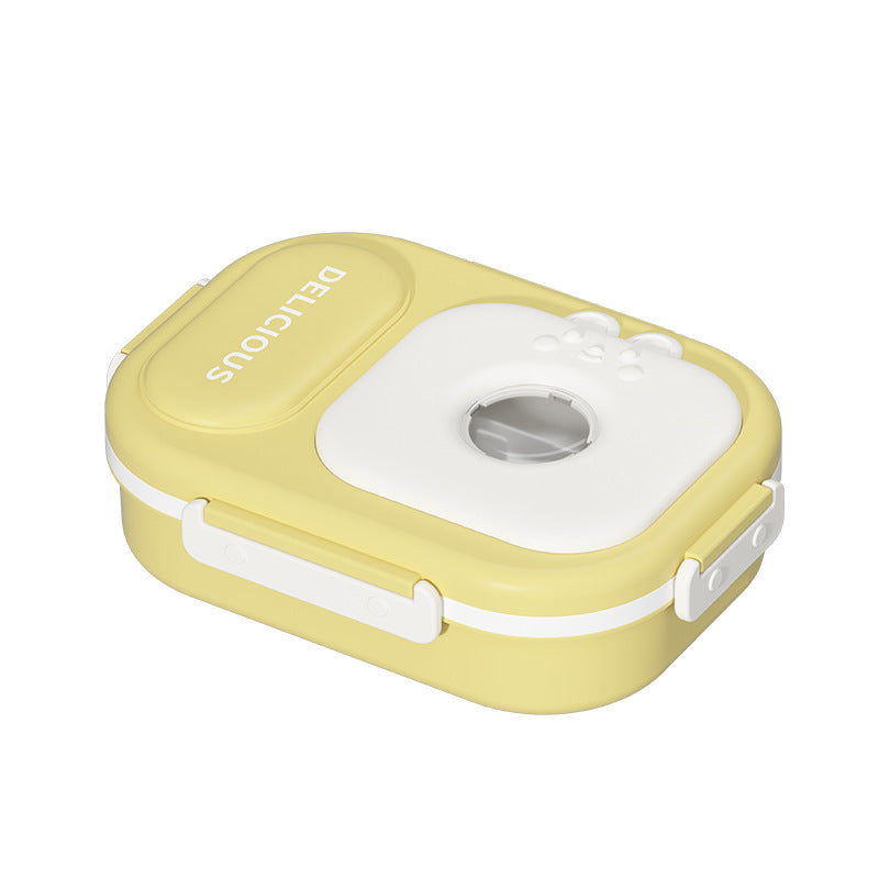 316 stainless steel thermal insulation lunch box is convenient for students to go to work Bento box Microwave oven canteen lunch box