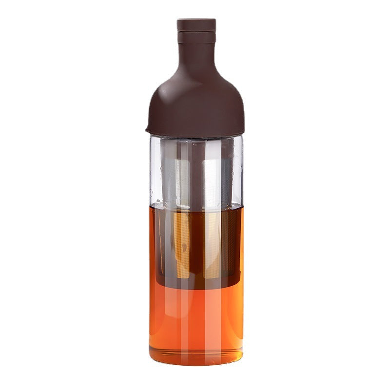 Cold brew coffee maker, glass teapot, cold brew pot, fruit tea infuser bottle, iced coffee dripper, high borosilicate glass, home use
