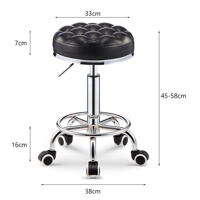 Beauty Stool Pulley Big Stool Bar Bar Chair Rotating Lift Home Nail Art Round Stool Barber Shop