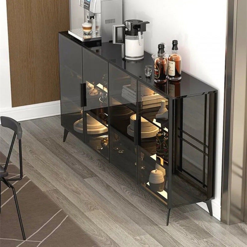 Rock slab sideboard all-in-one wall-mounted accessible luxuryclassycasual wine cabinet kitchen cupboard tea cabinet for home storage cabinet