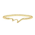 best-selling new product concentric knot wave gold beads beaded bracelet geometric square ring heart fashion bracelet