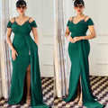 European and american  sexy evening dresses cross-border e-commerce african  bridesmaid wedding slip dresses