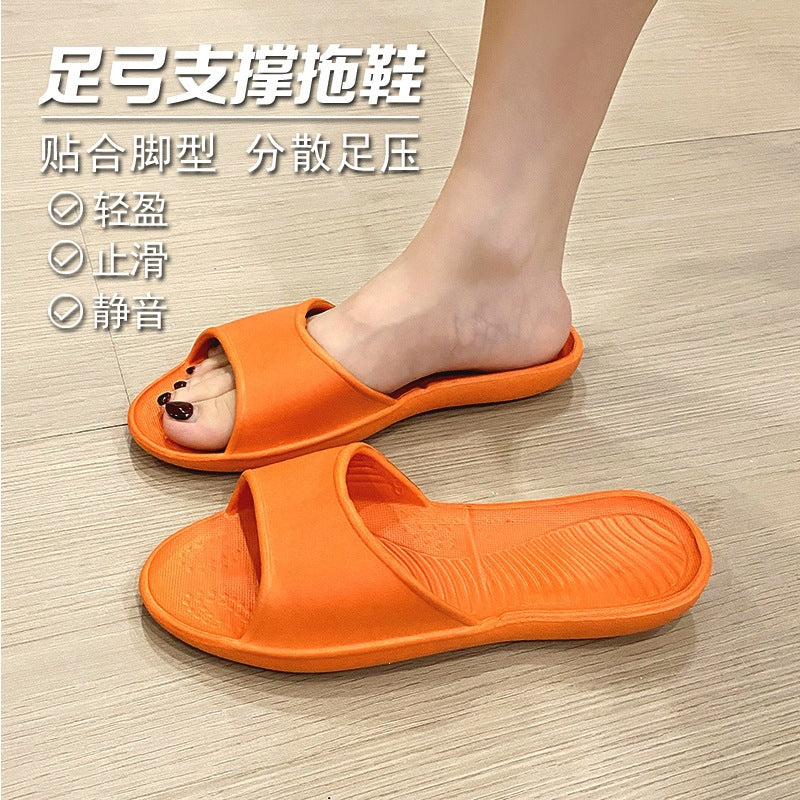 Taiwanese fit arch support eva slippers - non-slip indoor bathroom slippers for women, foldable and packable, perfect for entertaining guests