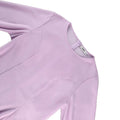 work clothing lantern sleeve casualtwo-piece set waist asymmetrical topseasiest for match flarepantspurplesuit