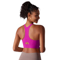 New arrivalsexy back sports intimates high-strength fixed cup yoga bra seamless back buckle bubble wrap fitness vest
