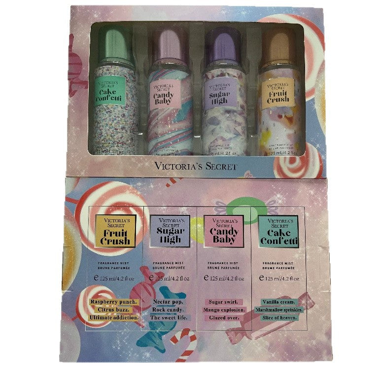 Victoria's secret mini fragrance set long-lasting fragrance moisturizing fragrance spray 125ml*4