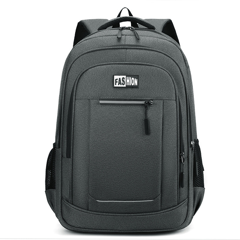 Cross-border new travel backpack large capacity simple student schoolbag versatile fashion high sense business backpack