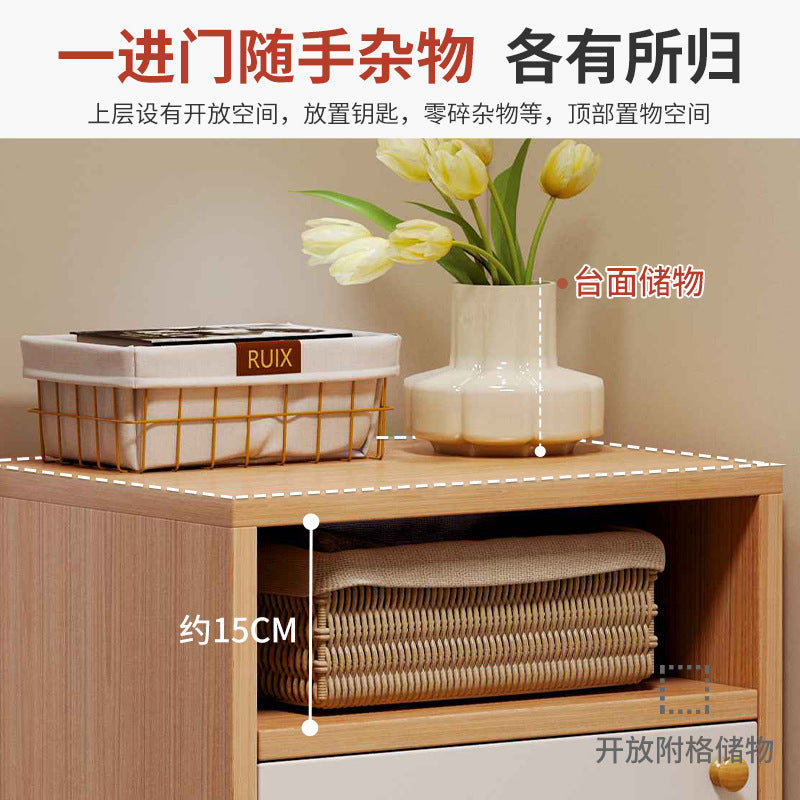 Shoe cabinet Small and narrow multi-layer storage locker at the entrance of the household, corner entrance cabinet, indoor new 2025 explosive shoe rack
