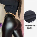 Ins style pu leather pants high waist sexy independent station cross-border hot style multi-color leather pants women's bottom pants women's four-way stretch