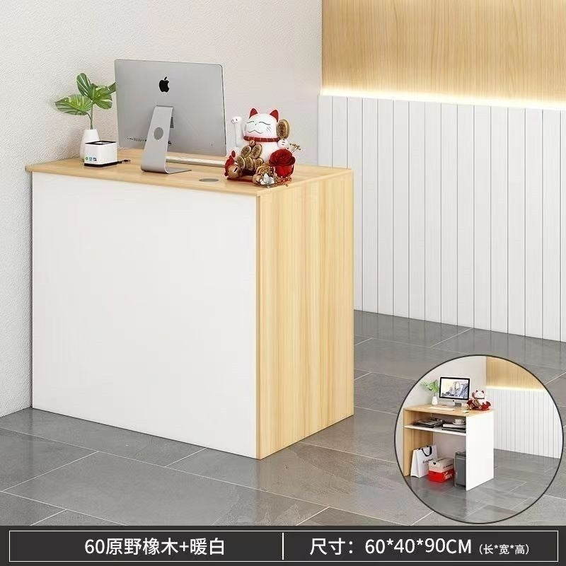 Minimalist modern cashier counter clothing store bar table checkout desk small counter beauty salon front desk bar table