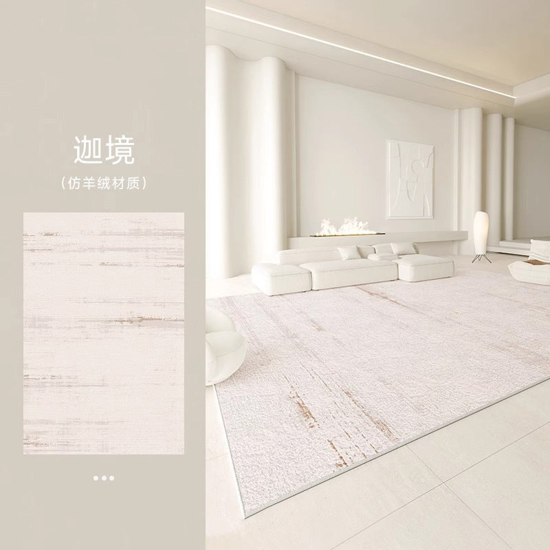 Distributed carpet living room  new style wabi-sabi style bedroom thickened short hair accessible luxury high-end imitation cashmere sofa floor mat