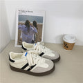 Spring summer soft bottom retroeasiest for match breathable casual silver german training sneakers women's 2026new arrivaltie back forrest gump shoes