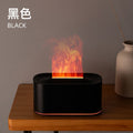 Usb simulated flame lamp small aromatherapy humidifier bedroom home office desk ambient light mini desktop