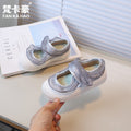 Vancahao autumn new mary jane shoes  girls' mesh lace soft sole flats kids' casual sneakers