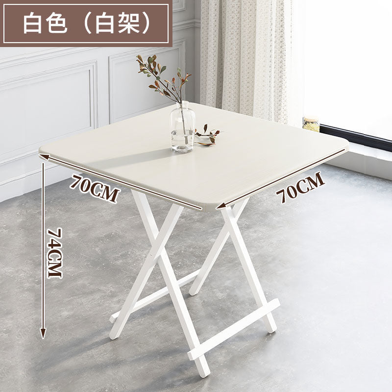 Folding tablefor homedining tablesimple small square table4-person tablesmall apartment portable outdoor stall balcony table