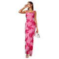 2026 summer new arrival: european and american high-end fashion slim-fit camisole bodycon sexy 3d floral dress