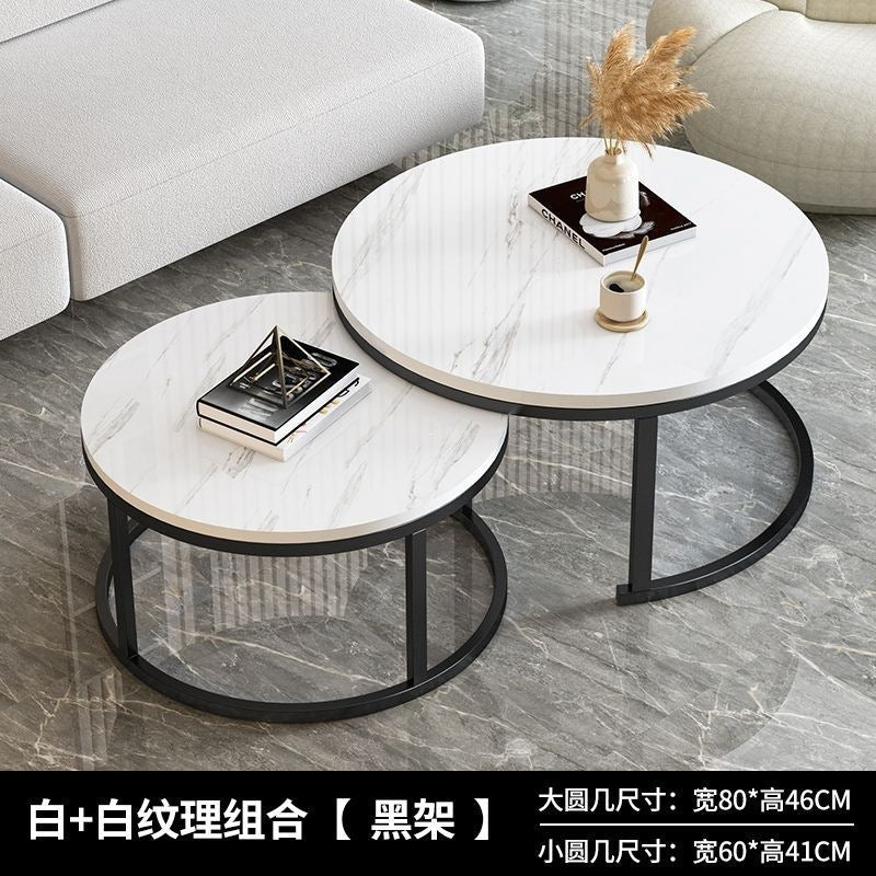 Coffee table accessible luxurycasual modern living room for home small apartment scandinavian sofa side table retractable round tea table metal