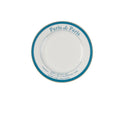 Modern minimalist ceramic plate - trendy, high-style dish for home use, perfect for serving dishes and desserts