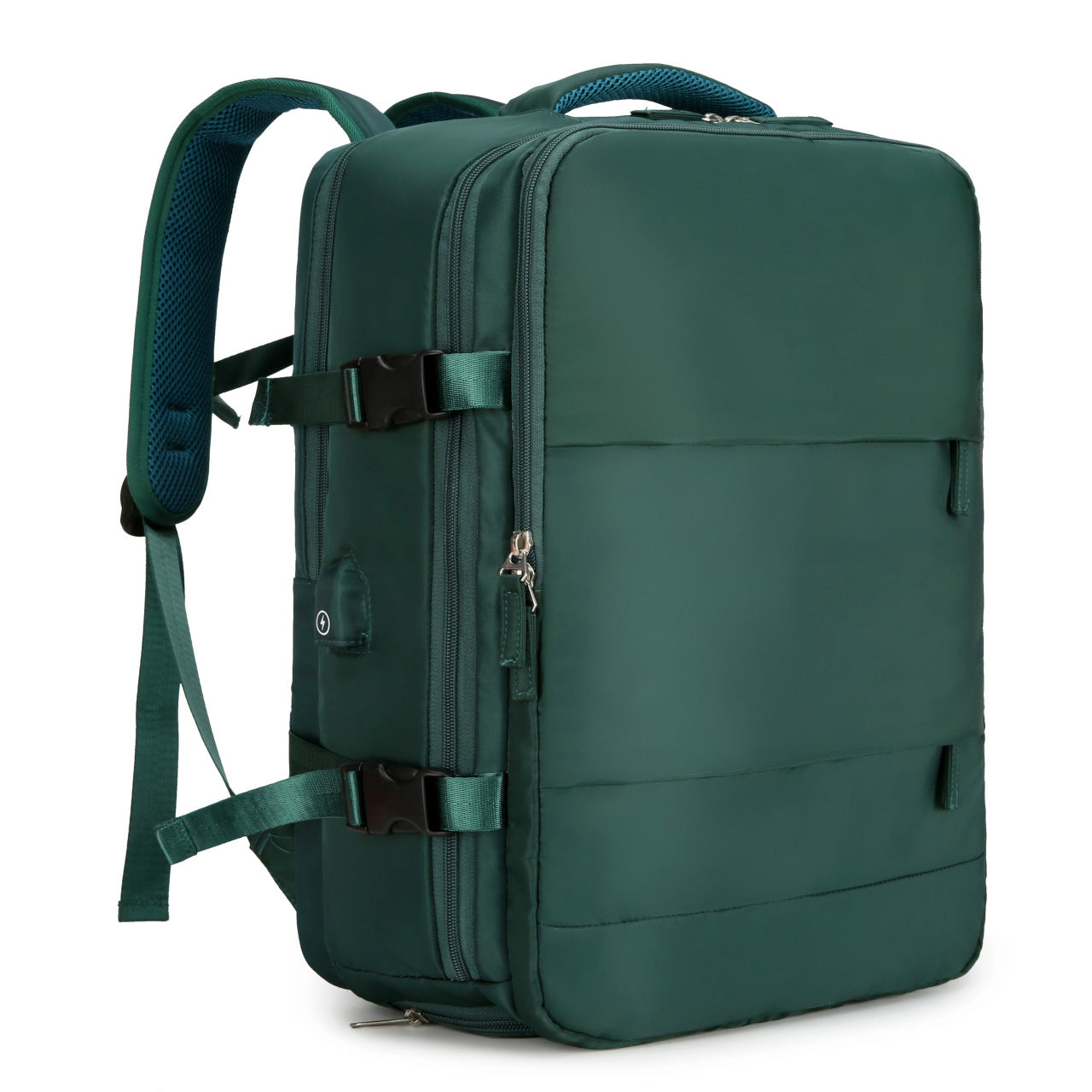 Selected high-value, load-reducing, large-capacity scratch-resistant backpack, high-quality book including separate shoe compartment, computer bag