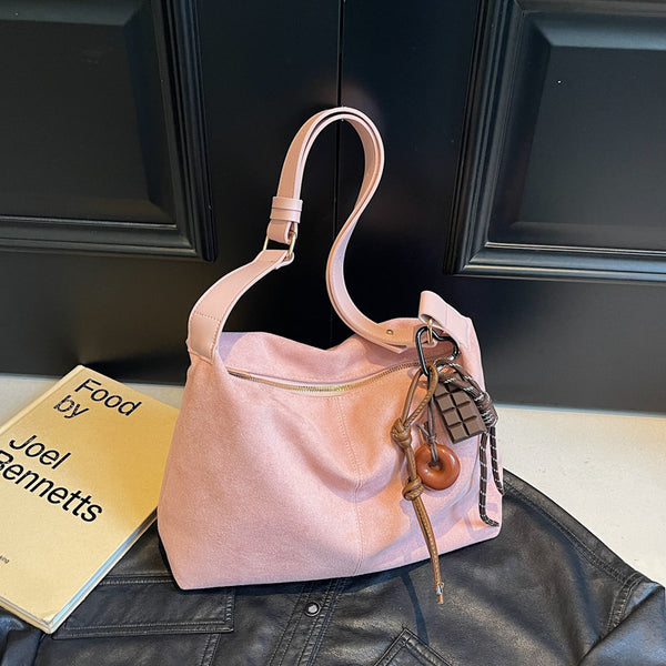 Winter fashion large-capacity underarm messenger bag women's bag 2025 new matte tote bag trendy versatile shoulder bag
