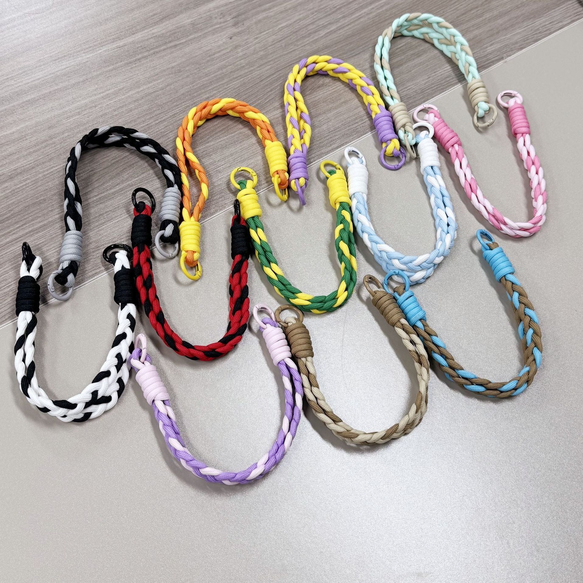 Doll doll mobile phone lanyard wrist strap backpack bag trendy simple hand-woven plush toy blind box pendant