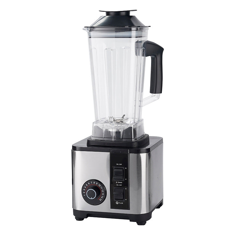 High-power, large-capacity stainless steel blender - multi-functional food processor, juicer, grinder, and mixer for home use - cross-border e-commerce
