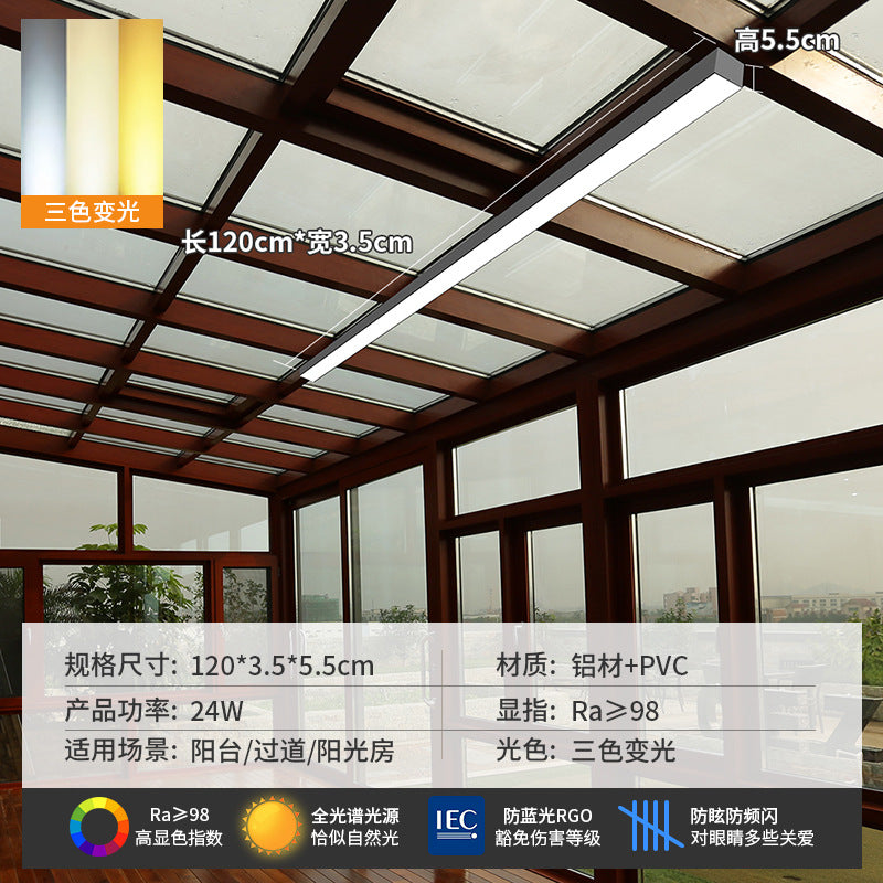 Minimalist aisle light corridor light sun room cloakroom balcony ceiling light minimalistled strip light entrance lamp