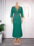 Aliexpress elegant women's dress fashion cross-border foreign trade african new arrivalplus sizedress