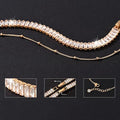 Xizhuo jewelry accessible luxury full diamond accessible luxury 2023 jewelry high carbon diamond bracelet sterling silver plated 18k white golden diamond silver chain