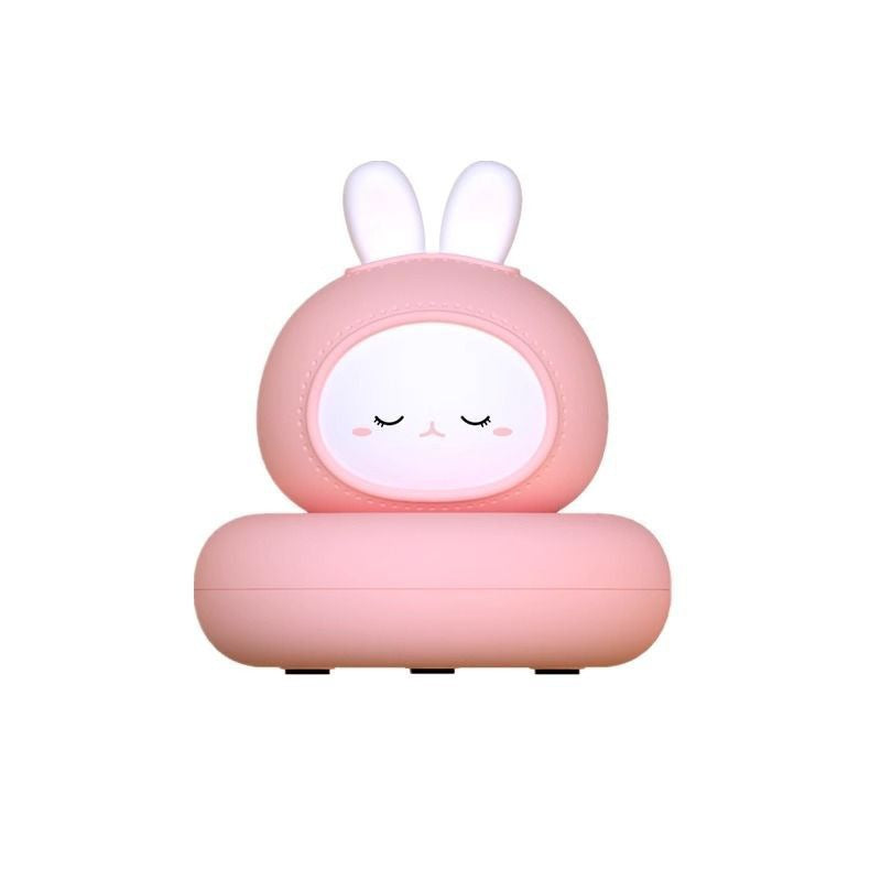 Rechargeable voice-activated night light - perfect for bedroom sleep, baby feeding, and kids' cute bedside lamp