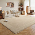 Cream style living room carpet classycasual no-wash wipeable waterproof sofa coffee table large area bedroom bedside blanket
