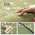 Living room carpet, no-wash, wipeable, special-shaped french retroasymmetrical sofa coffee table floor mat, large area for bedroom