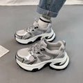 Best sellingplatform shoesthick soledad shoes women petites height increasing 2026 super popular new arrivalautum silver sports casual shoes