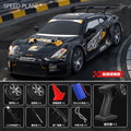 gtr professional rc remote control car - four-wheel drive high-speed racing drift car - porsche model - boy's toy car