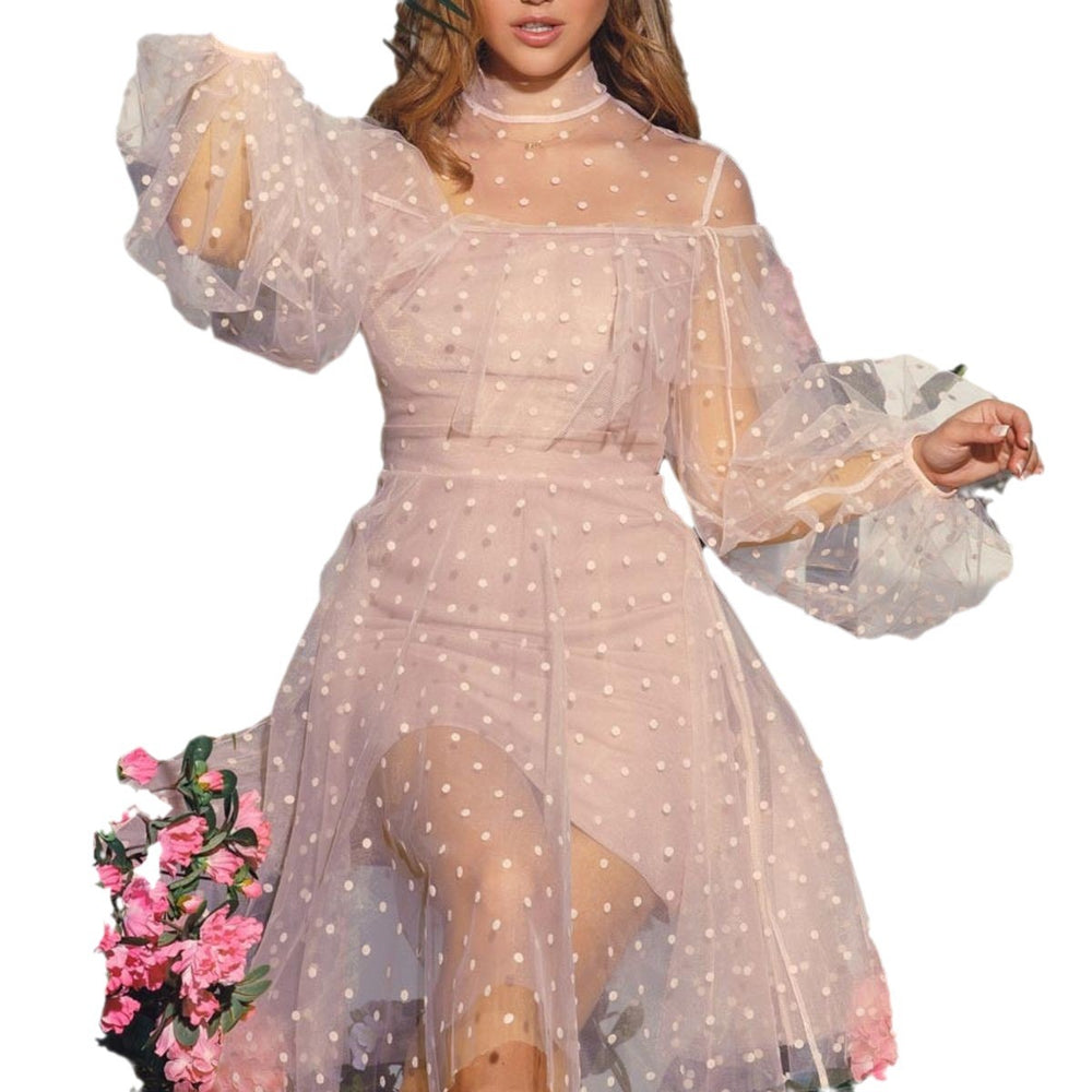 Elegant evening gown - 2025 spring new collection - socialite banquet & annual meeting dress - champagne color, chanel-inspired long sleeve dress