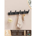 Black - solid, heavy-duty [5 hooks]