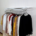 Wall-mounted side rack children's clothing store decoration clothes rack wavy side-mounted women's clothing front-mounted side rack wall-mounted clothes