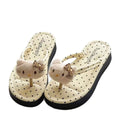 2026 new summer non-slip polka dot flip-flops - women's fashionable flat sandals, perfect for vacation, beach, and everyday wear