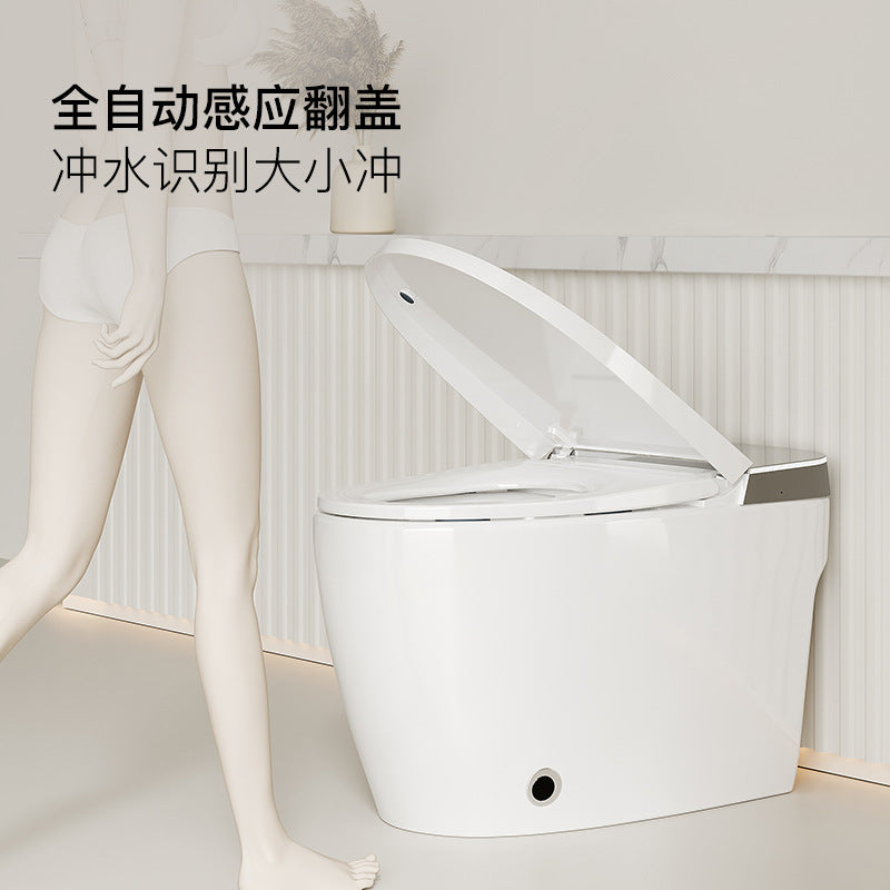 Smart toilet toilet household fully automatic built-in foam shield no water pressure limit instant heat sterilization toilet customization