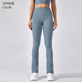New high-waisted seamless yoga pants for women - naked feel, butt-lifting, flare leggings - perfect for outdoor wear, sports, fitness, and yoga - daw190