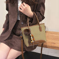 Retro commuting quality satchel bag 2025 new work commuting shoulder underarm bag casual bag elegant tote bag