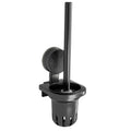 Suction cup toilet brush holder - wall mounted, no-drill, all-around cleaning for home bathrooms