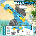 manual and automatic electric burst high-pressure water gun large-capacity kids outdoor beach battle men's children's day gift