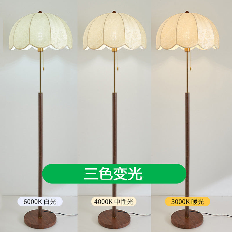 Floor lamp nordic retro medieval living room sofa minimalist decorative atmosphere lamp eye protection bedroom bedside cross-border wholesale