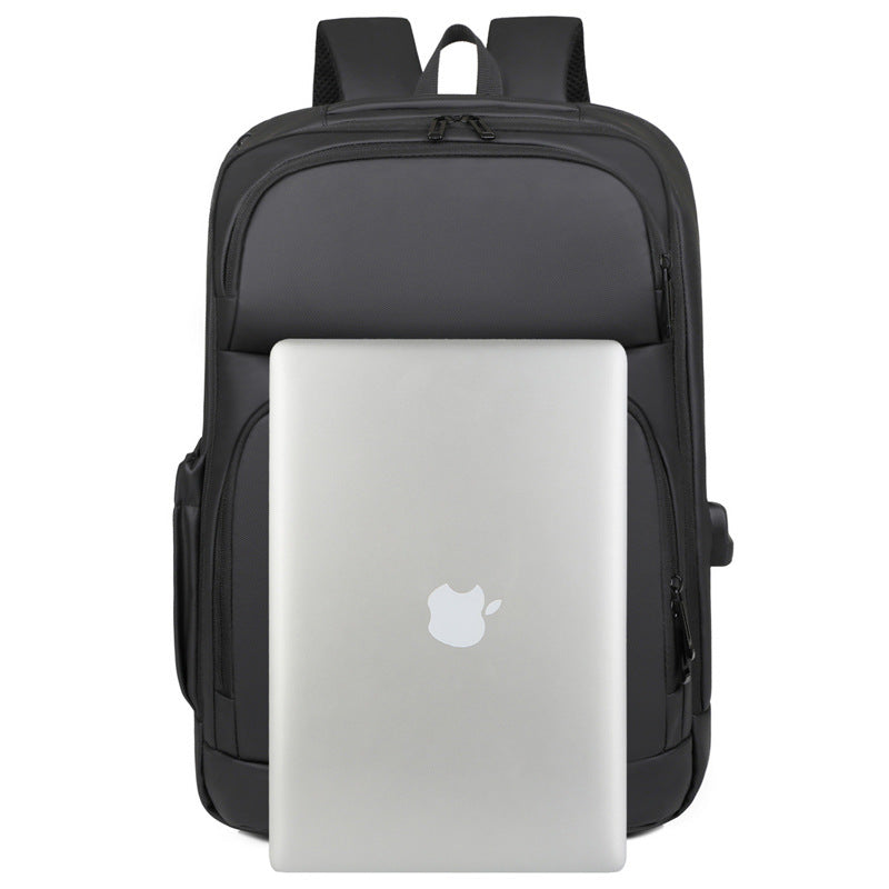 New business travel backpack men's high sense of simplicity and large capacity women's sense of light travel computer bag light