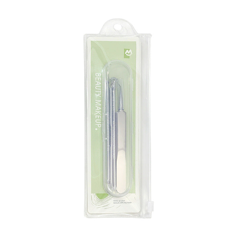 Keqi acne needle acne acne needle blackhead clip 4-piece suit stainless steel pick squeeze acne beauty tool wholesale