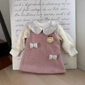 Girls' dress - cute  autumn/winter collection - new stylish winter vest princess dress for kids