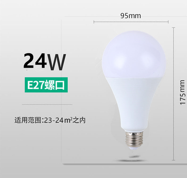 LED bulb Super bright A bulb E27 screw white light B22 warm light constant current eye protection waterproof household factory lighting bulb