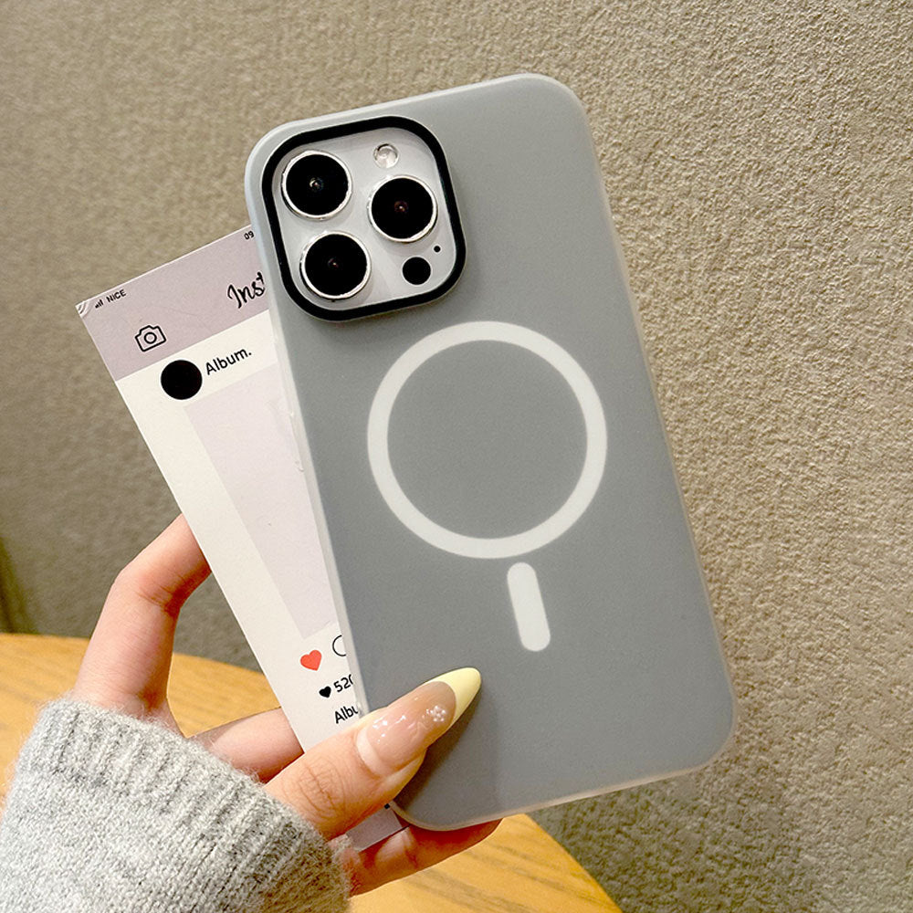 2-in-1 jelly magnetic case for iphone 16 pro max, apple 15 skin-feel matte protective cover for iphone 14