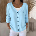 fashion autumn winternew arrivalknittingcardigan women's pure colorcasualfashionsweateroutwear women's cardigan